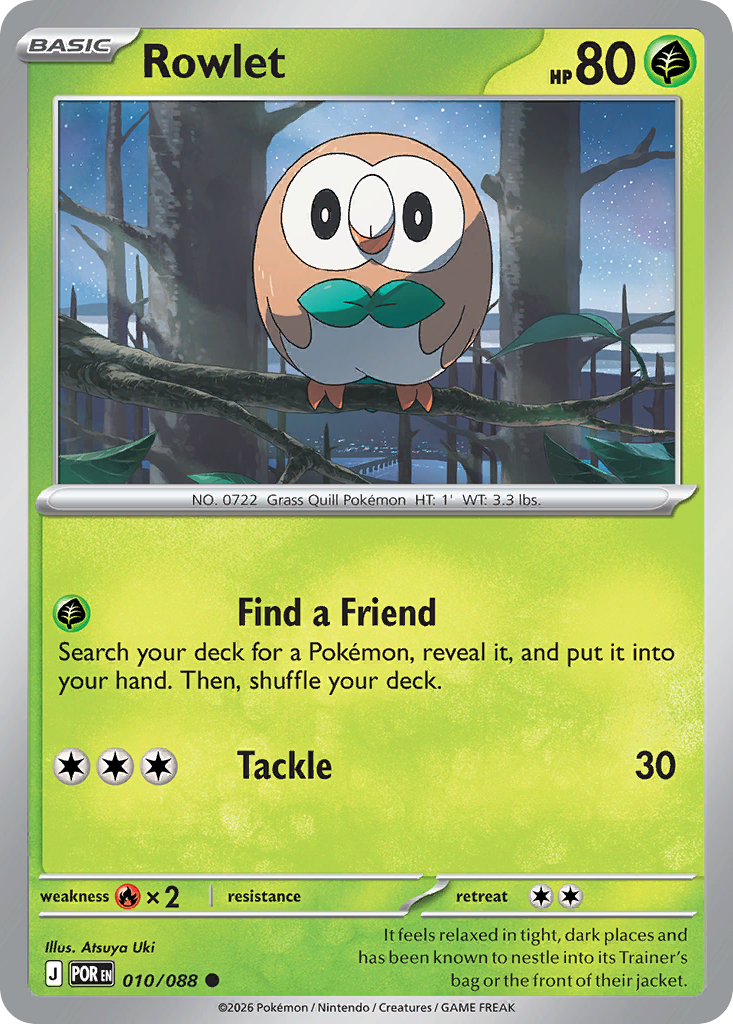Rowlet - Perfect Order Pokémon spoiler