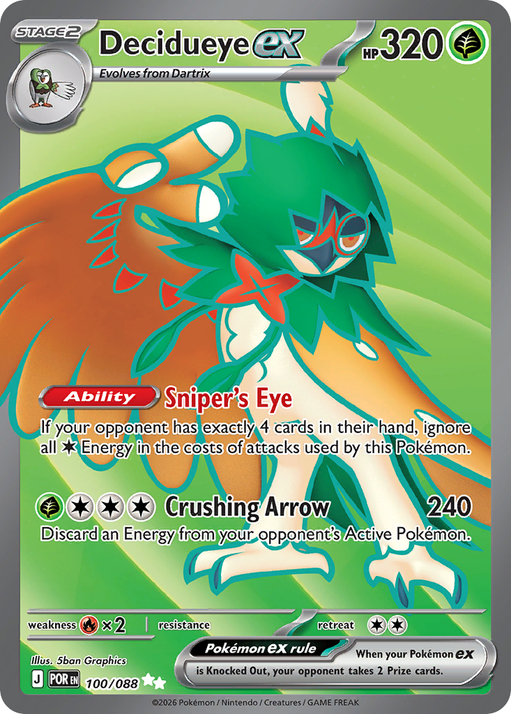 Decidueye ex - Perfect Order Pokémon spoiler
