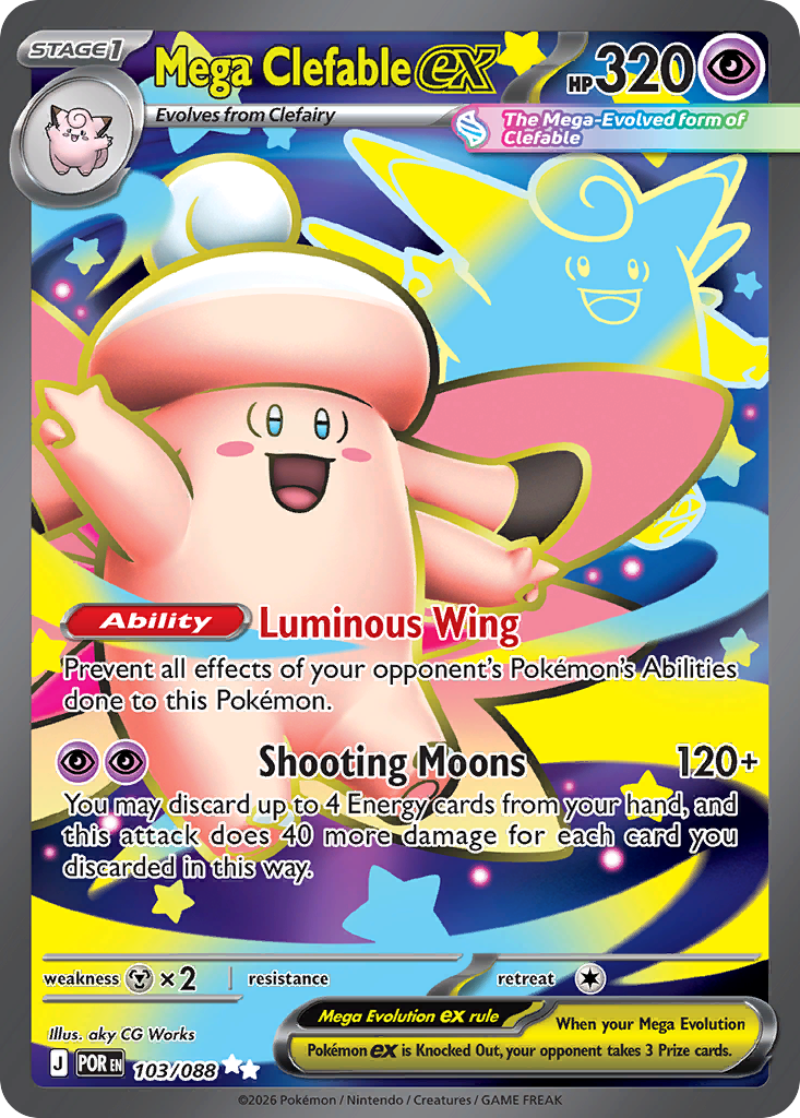 Mega Clefable ex - Perfect Order Pokémon spoiler
