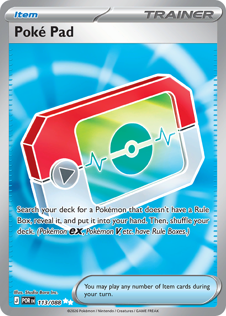 Poké Pad - Perfect Order Pokémon spoiler