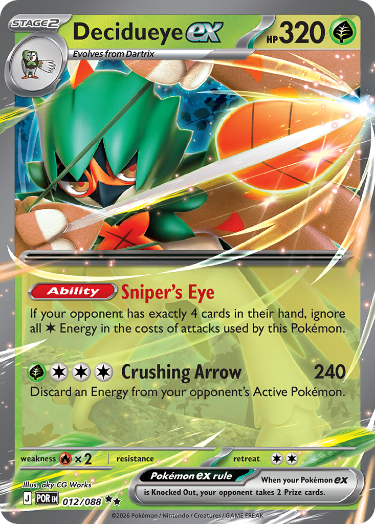 Decidueye ex - Perfect Order Pokémon spoiler