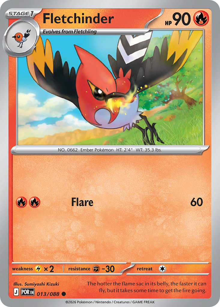 Fletchinder - Perfect Order Pokémon spoiler