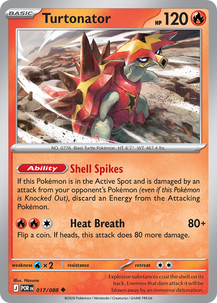 Turtonator - Perfect Order Pokémon spoiler