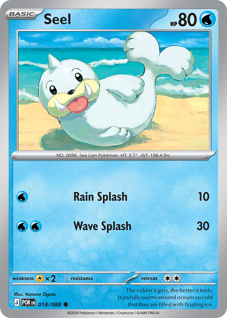 Seel - Perfect Order Pokémon spoiler
