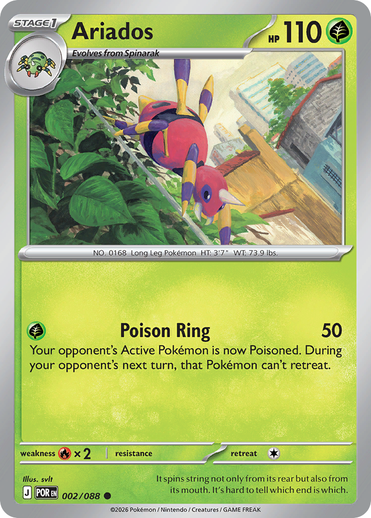 Ariados - Perfect Order Pokémon spoiler