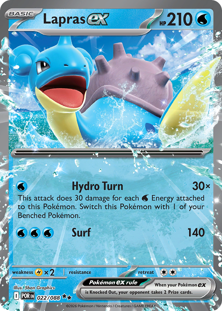 Lapras ex - Perfect Order Pokémon spoiler