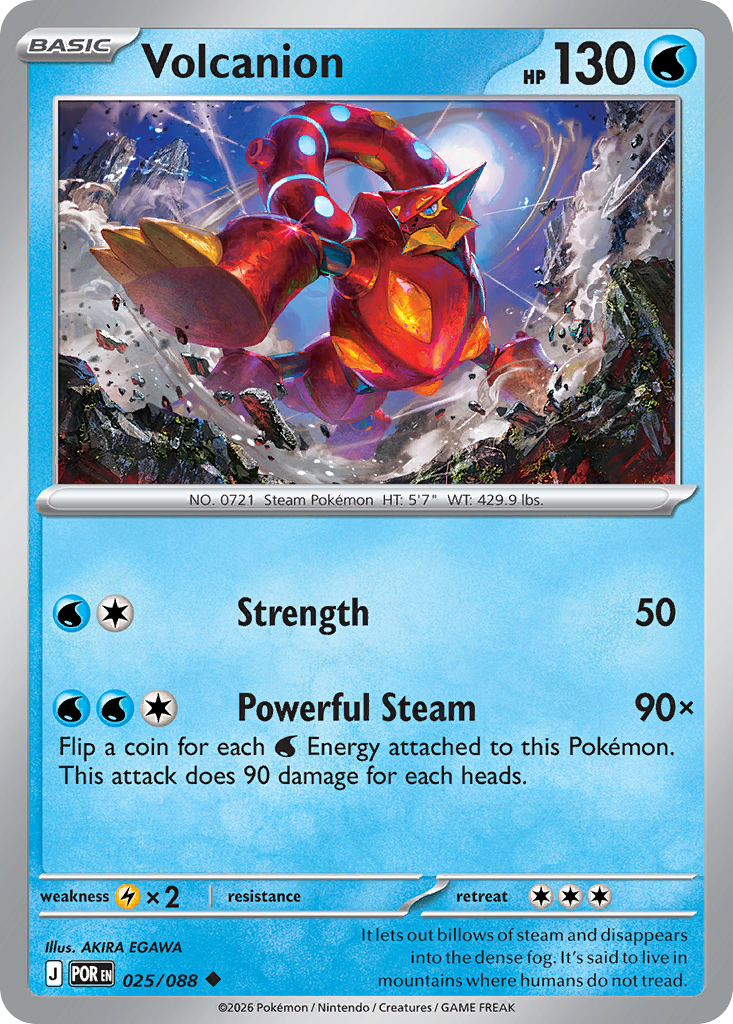 Volcanion - Perfect Order Pokémon spoiler