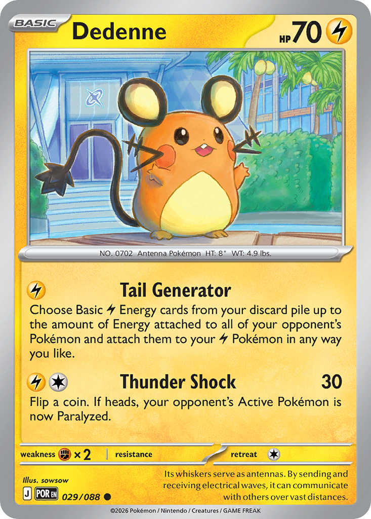 Dedenne - Perfect Order Pokémon spoiler