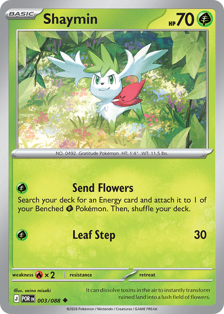 Shaymin - Perfect Order Pokémon spoiler