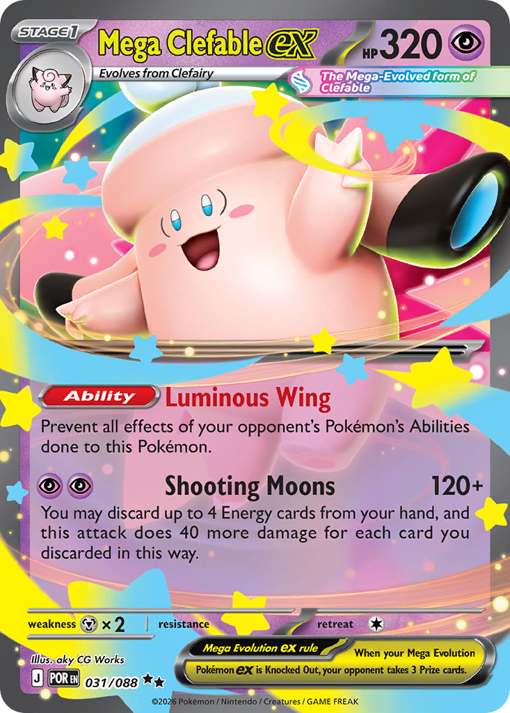 Mega Clefable ex - Perfect Order Pokémon spoiler