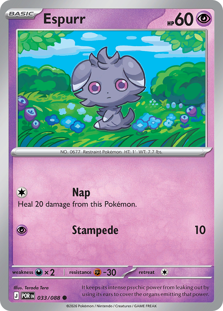 Espurr - Perfect Order Pokémon spoiler
