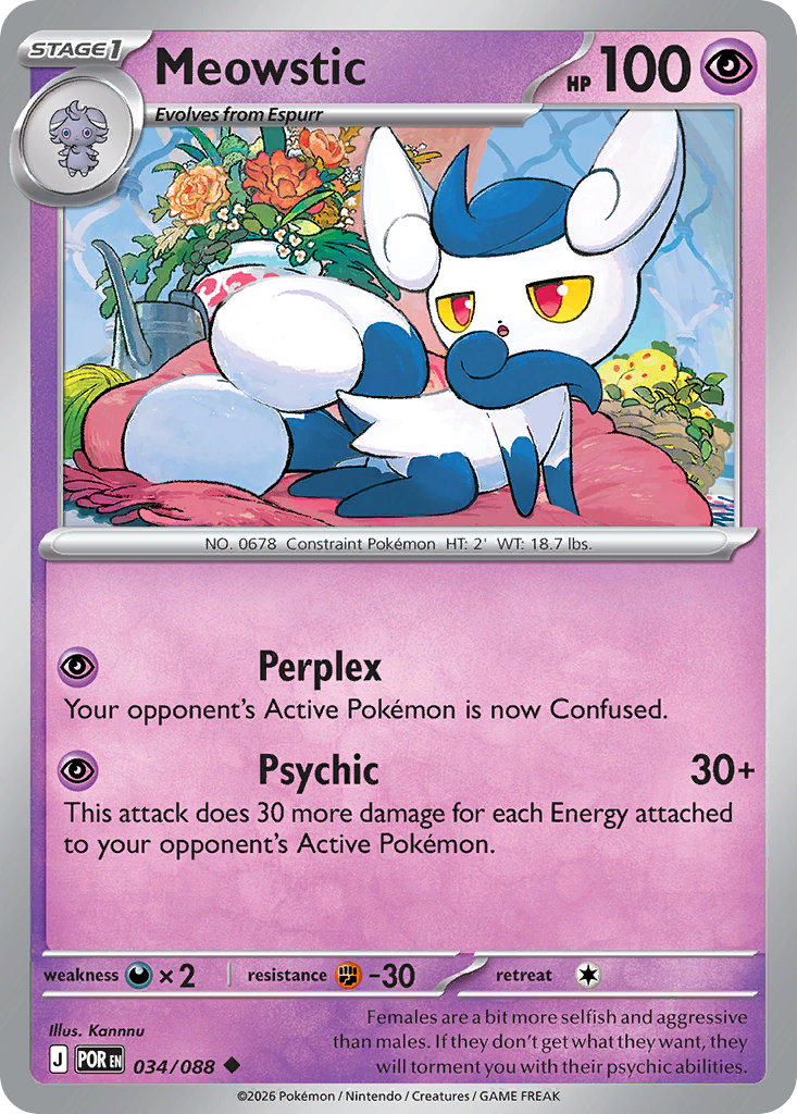 Meowstic - Perfect Order Pokémon spoiler