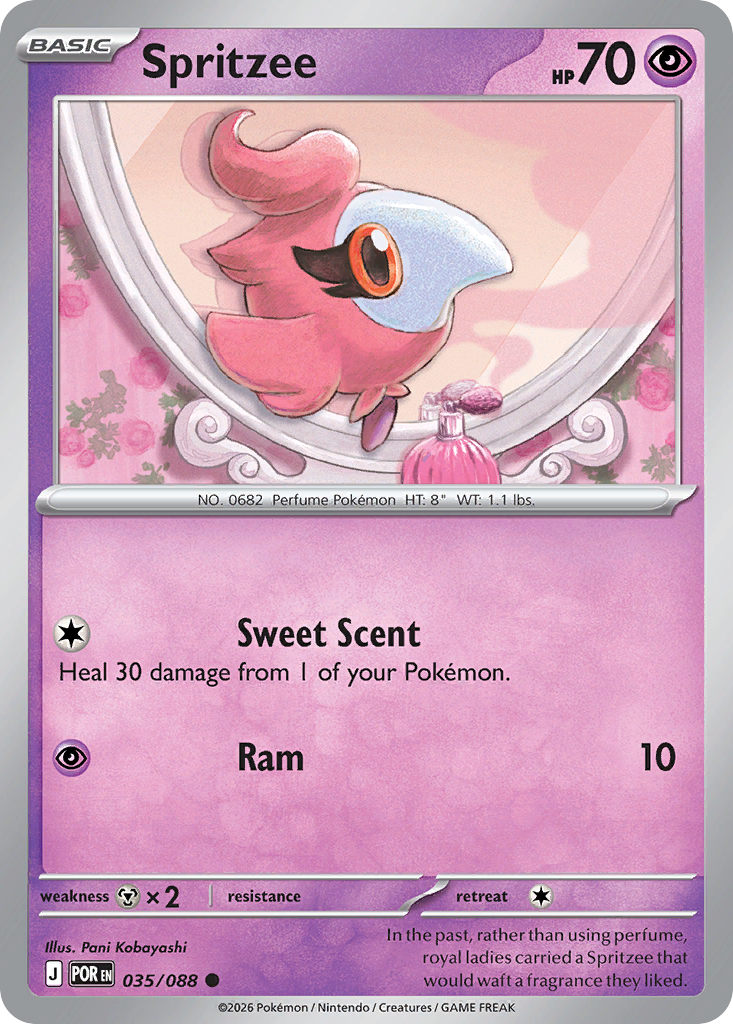 Spritzee - Perfect Order Pokémon spoiler