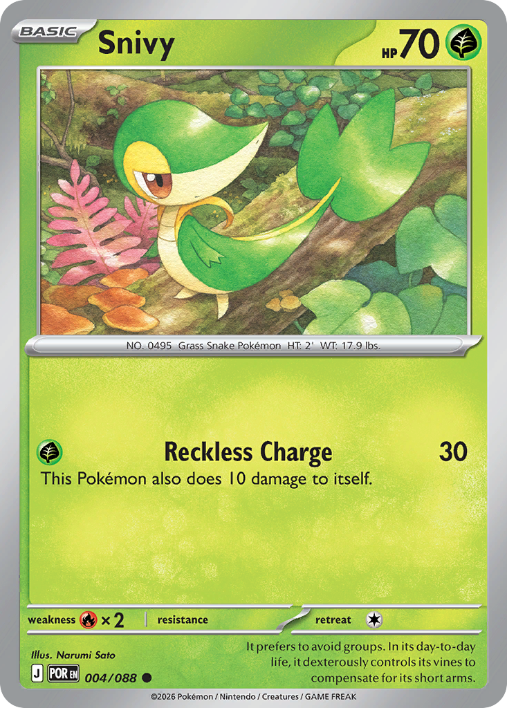 Snivy - Perfect Order Pokémon spoiler