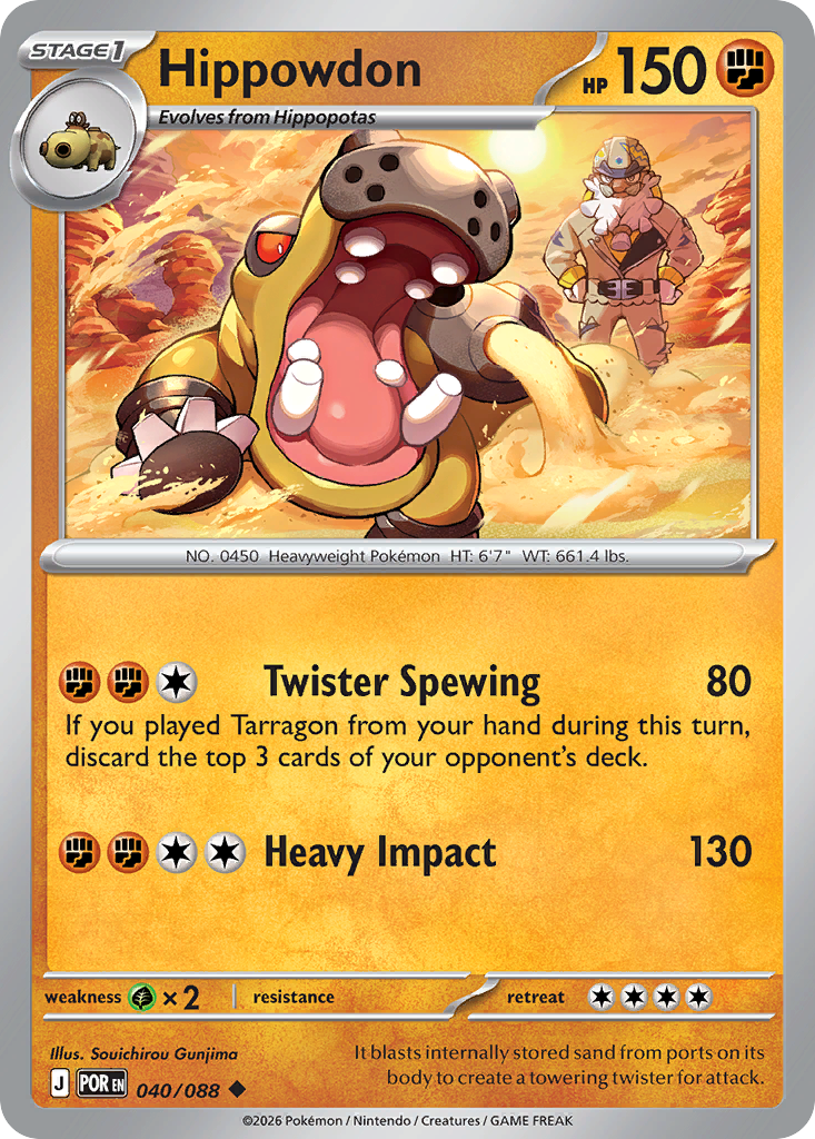 Hippowdon - Perfect Order Pokémon spoiler
