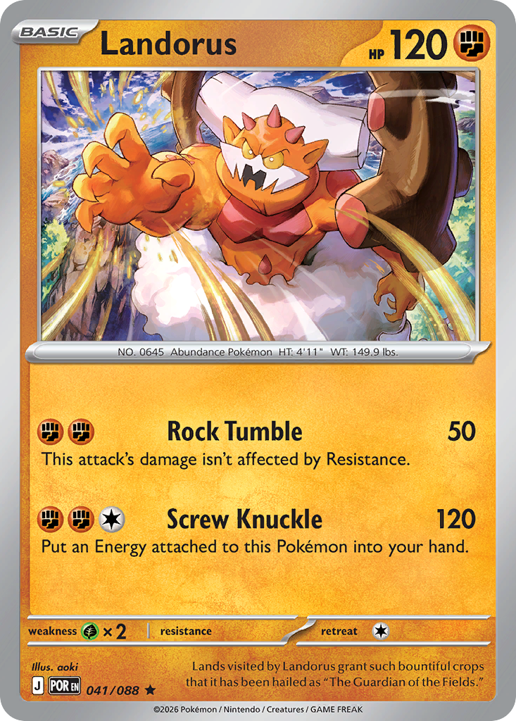 Landorus - Perfect Order Pokémon spoiler