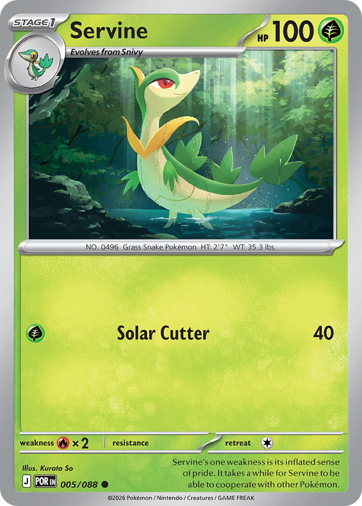 Servine - Perfect Order Pokémon spoiler