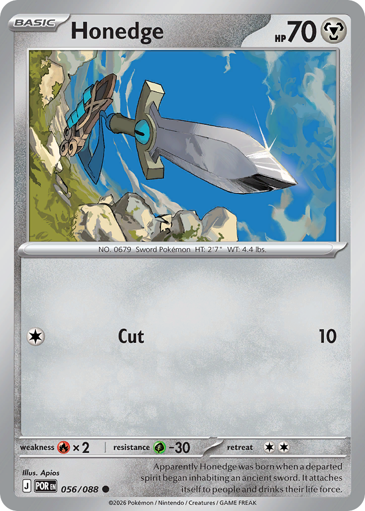 Honedge - Perfect Order Pokémon spoiler