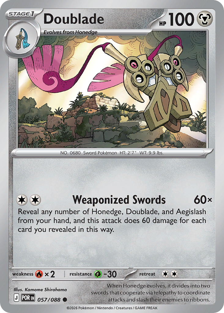 Doublade - Perfect Order Pokémon spoiler