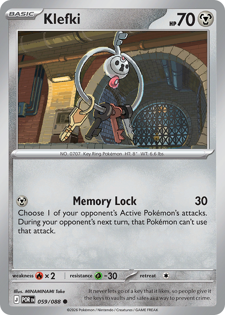 Klefki - Perfect Order Pokémon spoiler