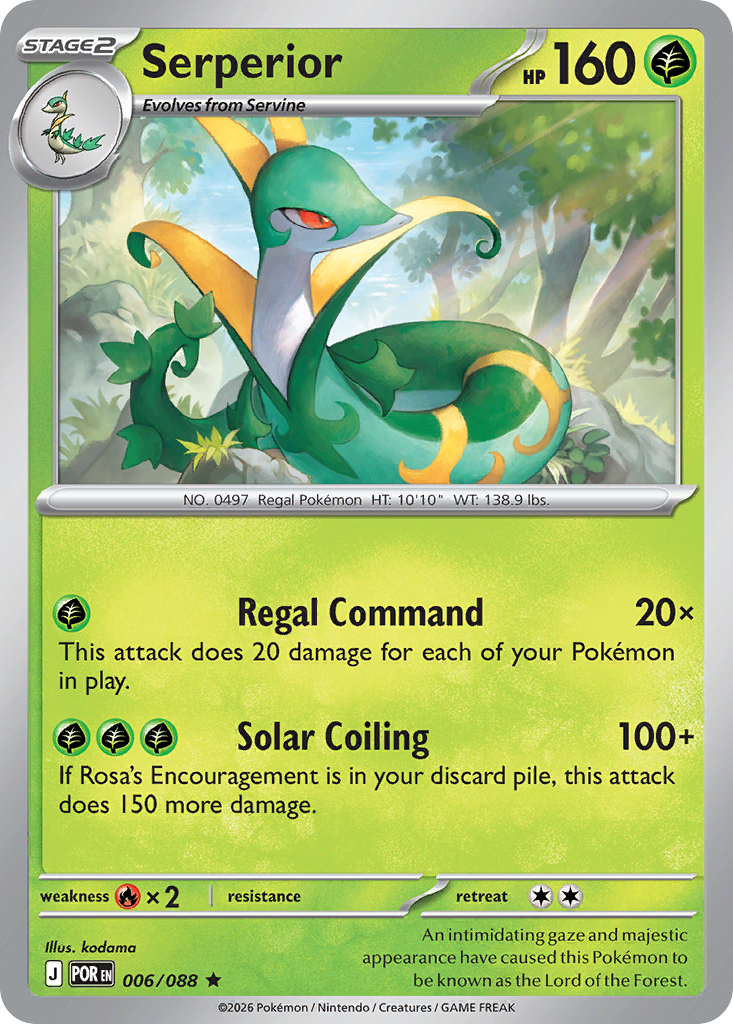 Serperior - Perfect Order Pokémon spoiler