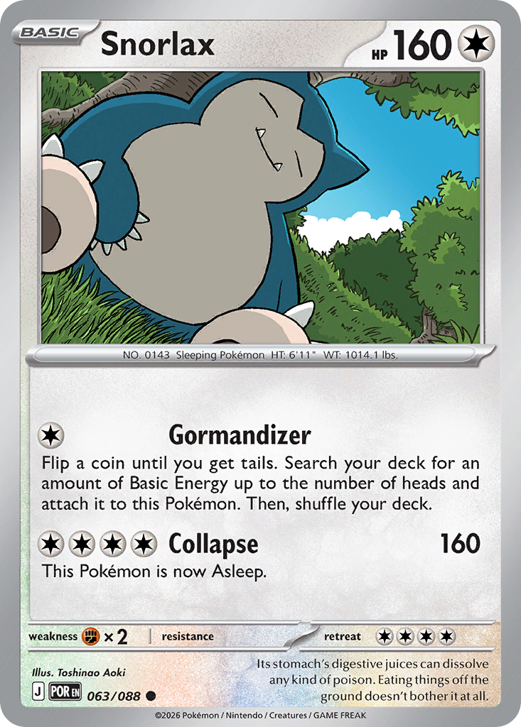 Snorlax - Perfect Order Pokémon spoiler