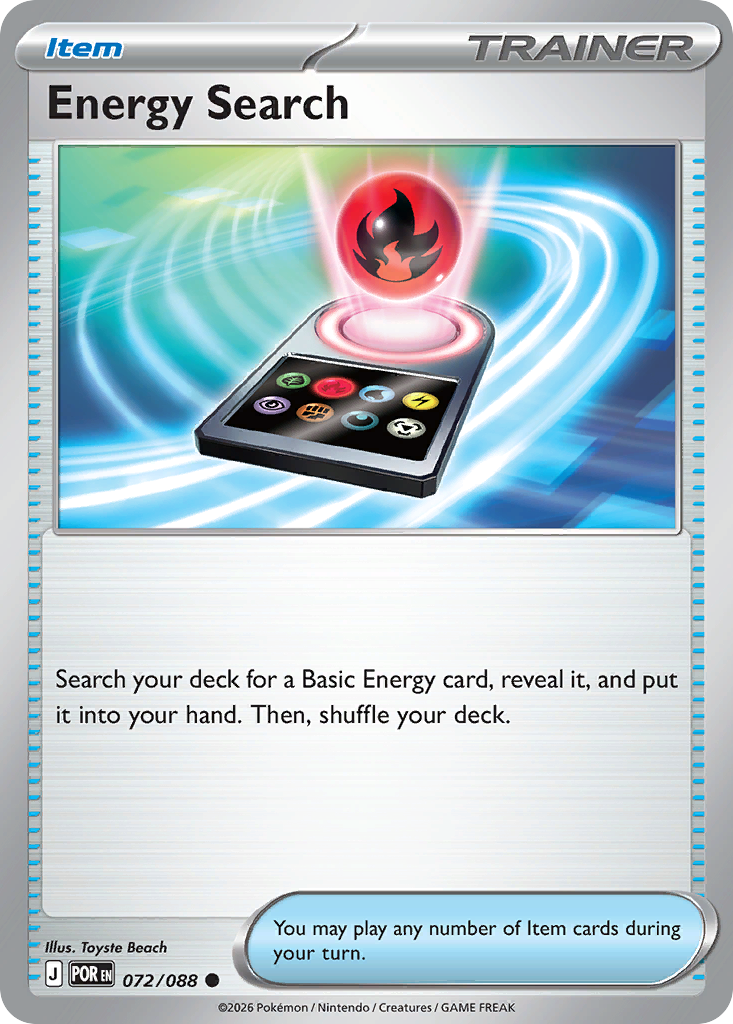 Energy Search - Perfect Order Pokémon spoiler