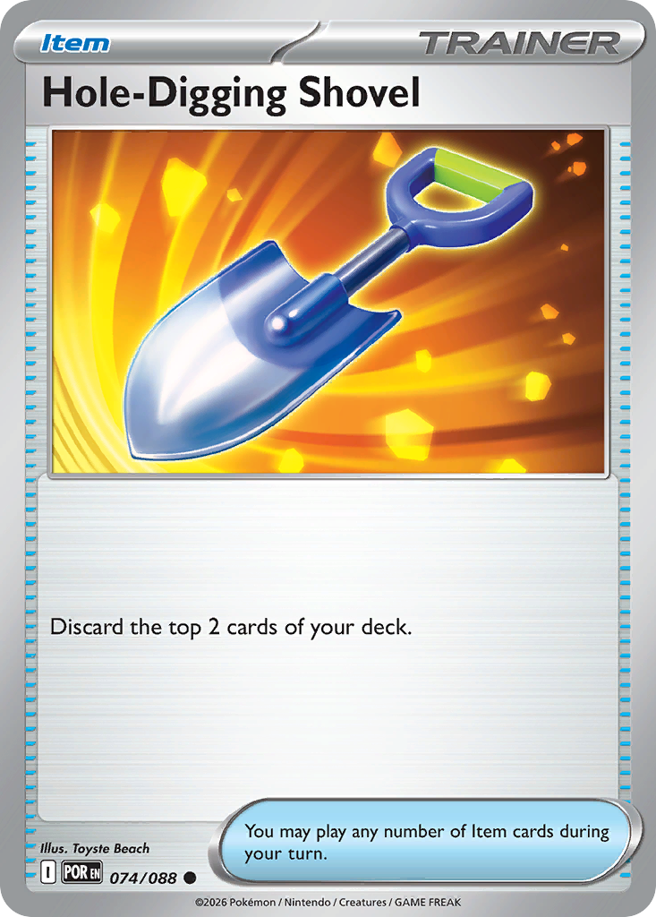 Hole-Digging Shovel - Perfect Order Pokémon spoiler