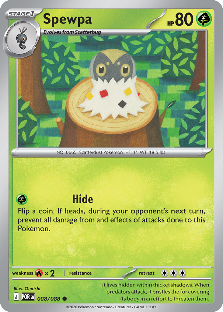 Spewpa - Perfect Order Pokémon spoiler