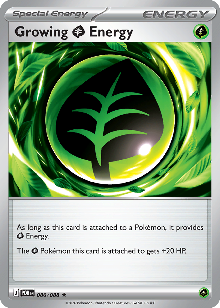 Growing Grass Energy - Perfect Order Pokémon spoiler