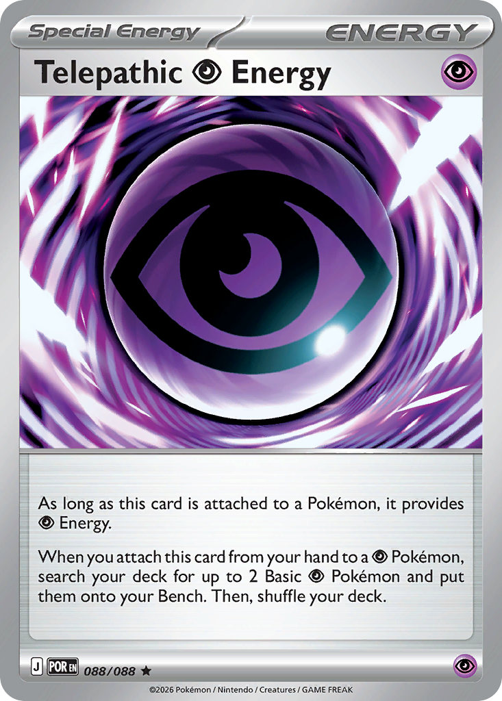 Telepathic Psychic Energy - Perfect Order Pokémon spoiler