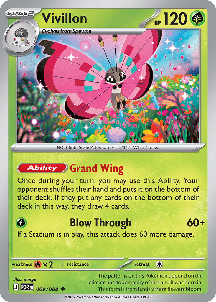 Vivillon - Perfect Order Pokémon spoiler
